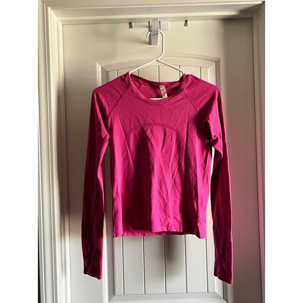 Lululemon Pink Long Sleeve Shirt Size 6